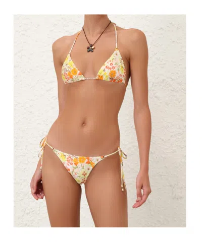Zimmermann Solstice Mini Tri Bikini In Multi