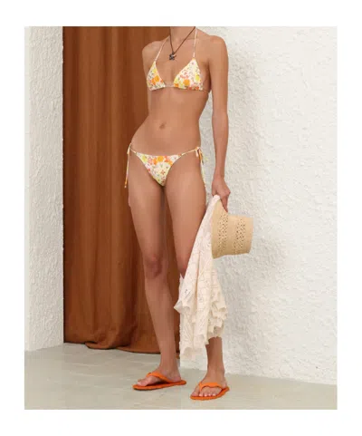 Zimmermann Solstice Mini Tri Bikini In Multi