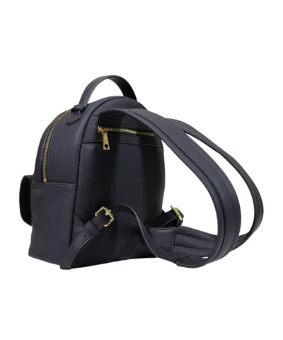 Moschino Zippered Backpack In Black