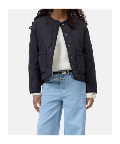Closed Short Quilted Jacket In Blue