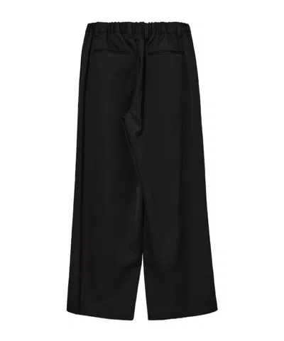 Ssstein Wool Casual Pants In Black