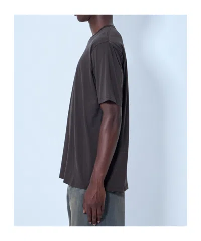 Ssstein Suvin Cotton Basic T-shirt In Gray