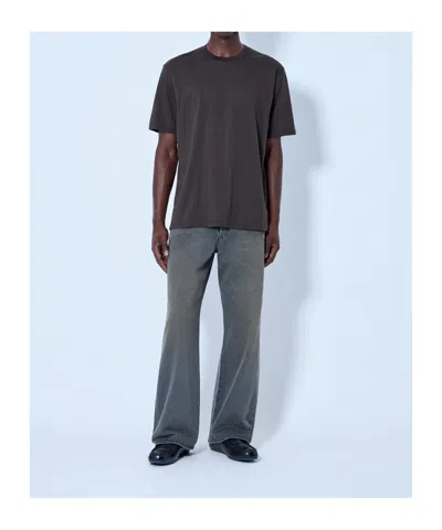 Ssstein Suvin Cotton Basic T-shirt In Gray