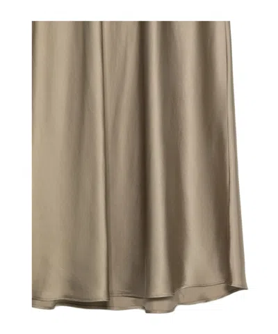 Samsoe & Samsoe Samiley Satin-finish Skirt In Multi