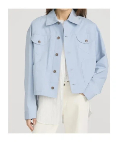 Frame The Utility Jacket In Blue