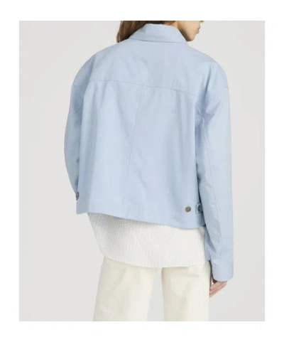 Frame The Utility Jacket In Blue