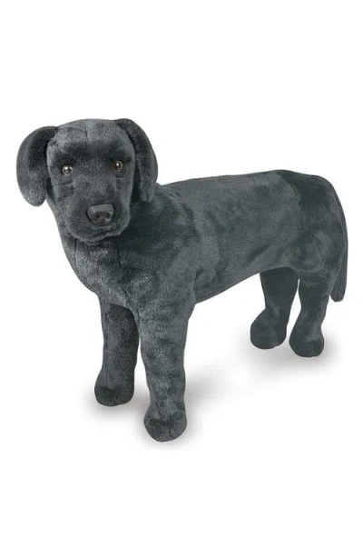 Melissa & Doug Oversized Black Lab In Black