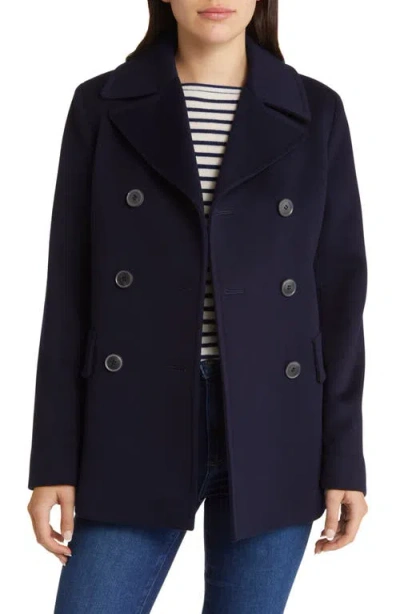 Fleurette Ali Wool Peacoat In Blue