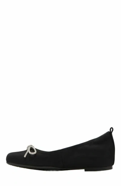 Abeo Cadence Bow Ballet Flat In Black