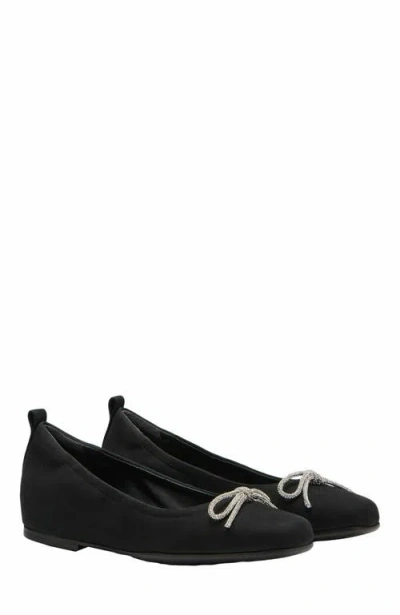 Abeo Cadence Bow Ballet Flat In Black