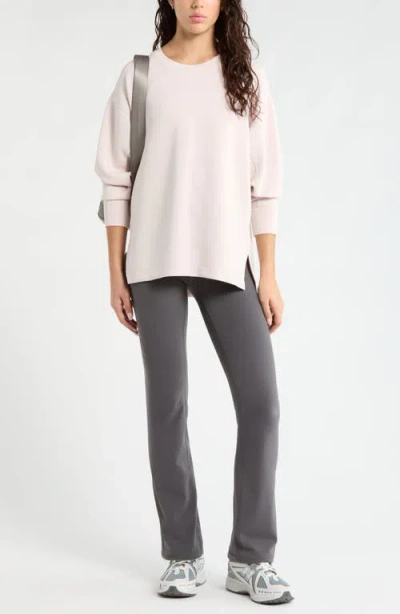 Zella Studio Luxe Bootcut Leggings In Gray