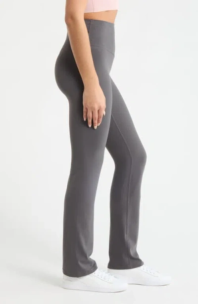 Zella Studio Luxe Bootcut Leggings In Gray
