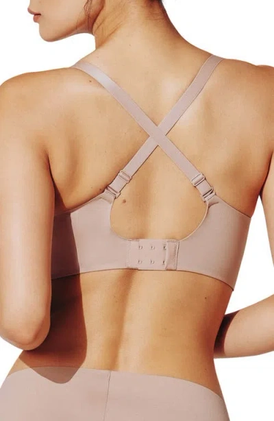 Thirdlove Zero Edge™ Wireless Push-up Bra In Brown