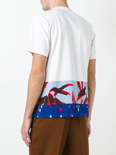 Shop Marni Pattern Trim T-shirt