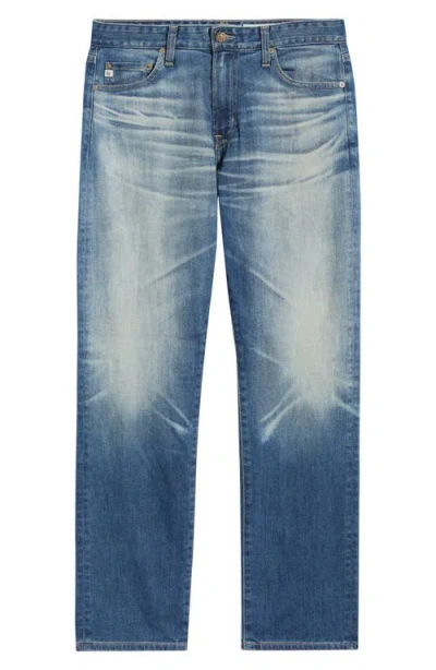 Ag Everett Slim Straight Jeans In Blue