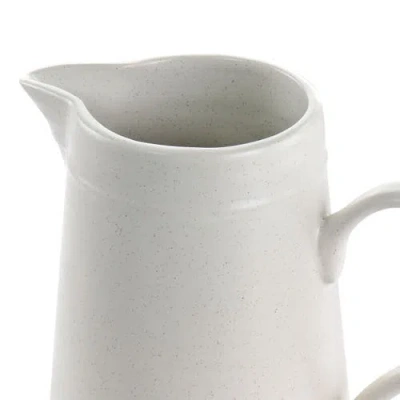 Gibson Milbrook Large 60oz Serving Pitcher In White
