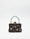 DOLCE & GABBANA VANDA SATIN CLUTCH WITH JEWEL APPLICATIONS,BB5850A8I4789850