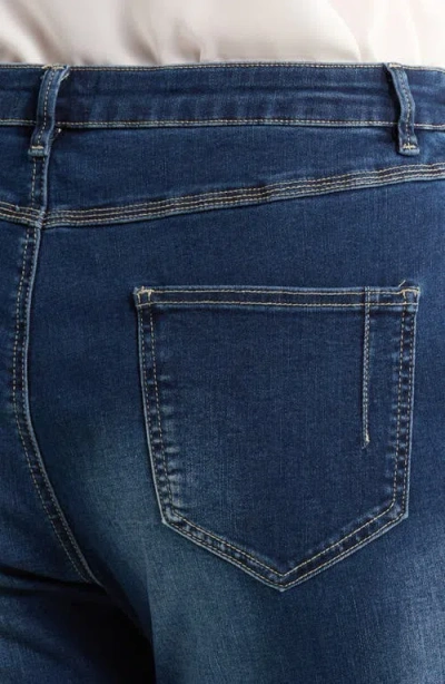 Lyssé Lysse Estelle Pull-on Ankle Flare Jeans In Blue