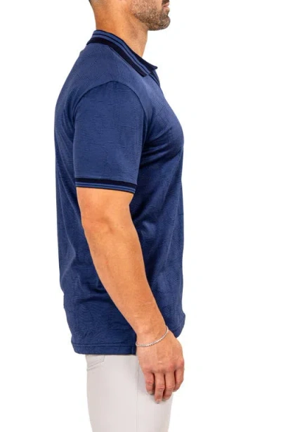 Maceoo Marthy Blue Polo In Blue