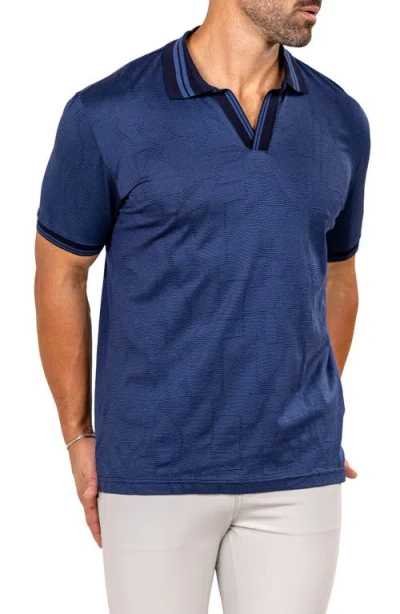 Maceoo Marthy Blue Polo In Blue