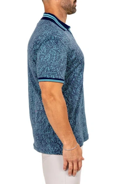 Maceoo Marthy Blue Polo In Blue