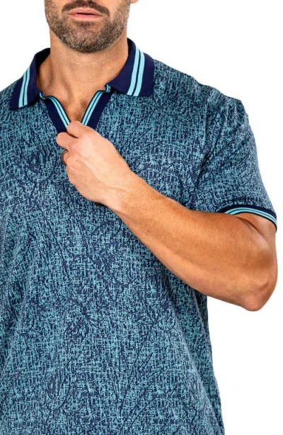 Maceoo Marthy Blue Polo In Blue