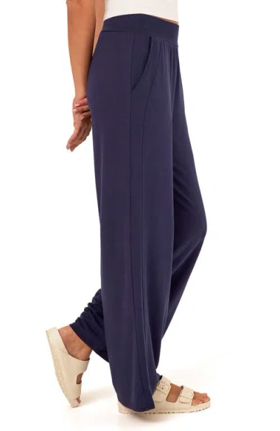 Threads 4 Thought Esmeralda Feather Wide Leg Pants In Blue
