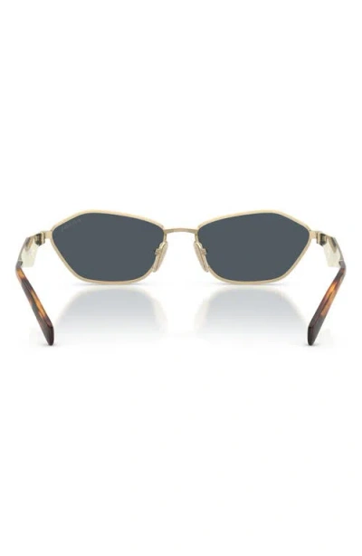 Prada Geometric-frame Sunglasses In Black
