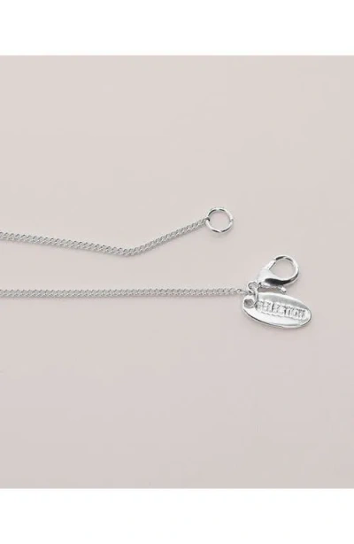Mango Locket Pendant Necklace In Purple