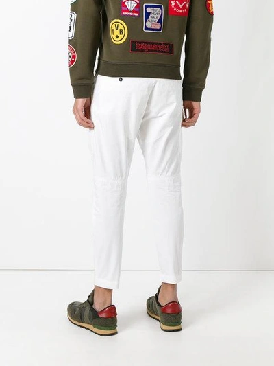 Shop Dsquared2 Tapered Cargo Trousers