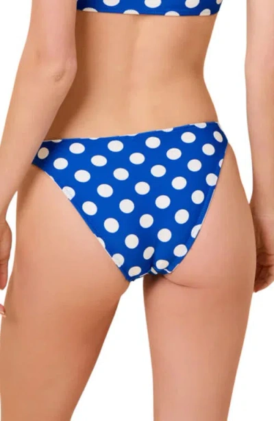 Solid & Striped The Daniela Reversible Bikini Bottoms In Blue