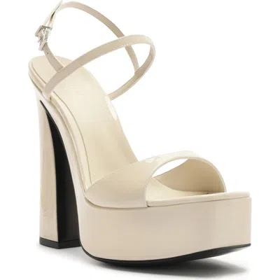 Schutz Arlene Platform Sandal In Neutral