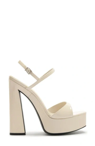 Schutz Arlene Platform Sandal In Neutral