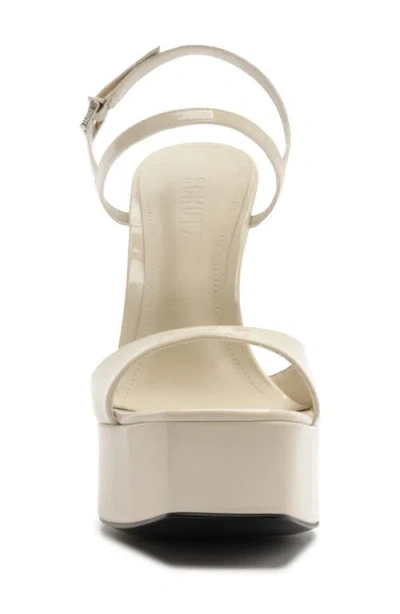 Schutz Arlene Platform Sandal In Neutral