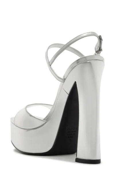 Schutz Arlene Platform Sandal In Silver