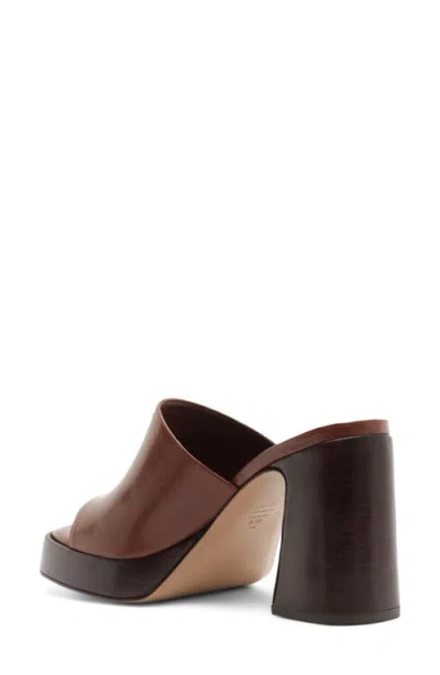 Schutz Rowan Platform Sandal In Brown