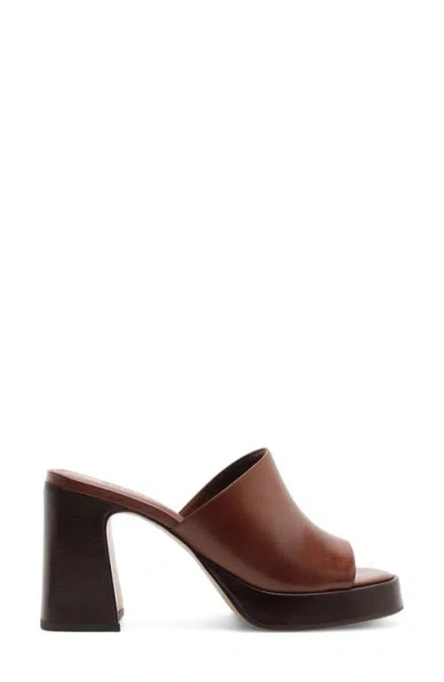 Schutz Rowan Platform Sandal In Brown