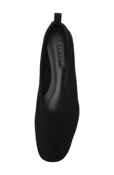 Schutz Hadley Flat In Black
