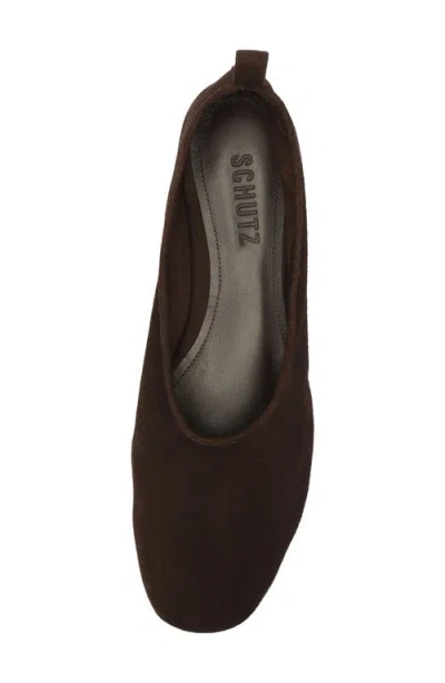 Schutz Hadley Flat In Brown
