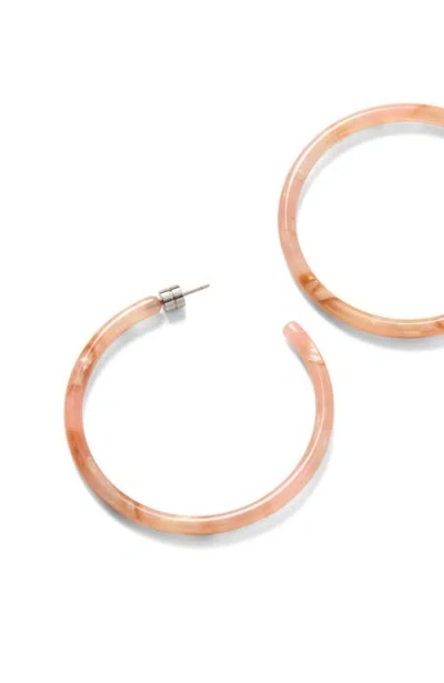 Machete Large Hoops In Pink