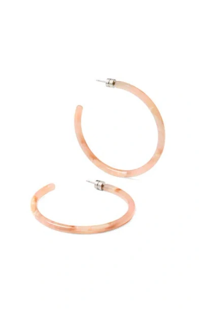 Machete Large Hoops In Pink