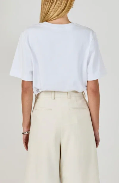 Endless Rose Basic Cotton T-shirt In White