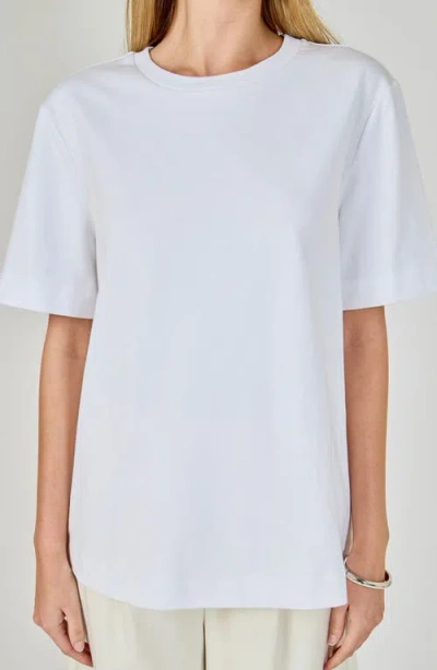 Endless Rose Basic Cotton T-shirt In White