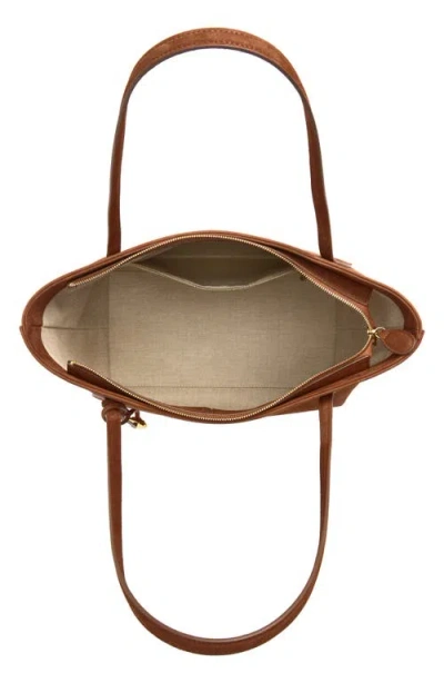 Liffner Midi Sprout Leather Tote In Pattern
