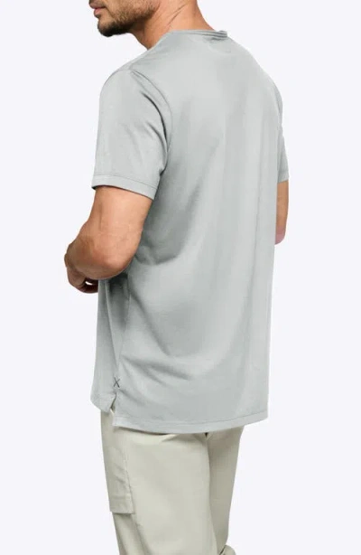 Cuts Ao Split Hem T-shirt In Blue