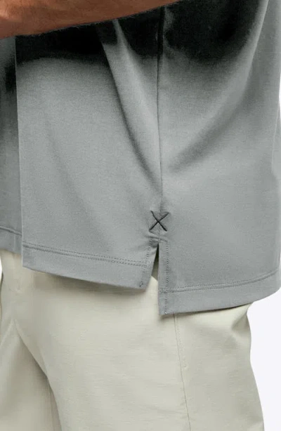 Cuts Ao Split Hem T-shirt In Blue