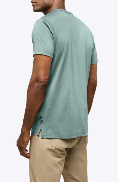 Cuts Ao Split Hem T-shirt In Green