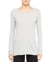 Atm Anthony Thomas Melillo Slub Pima Cotton-blend Jersey Top In Heather Grey