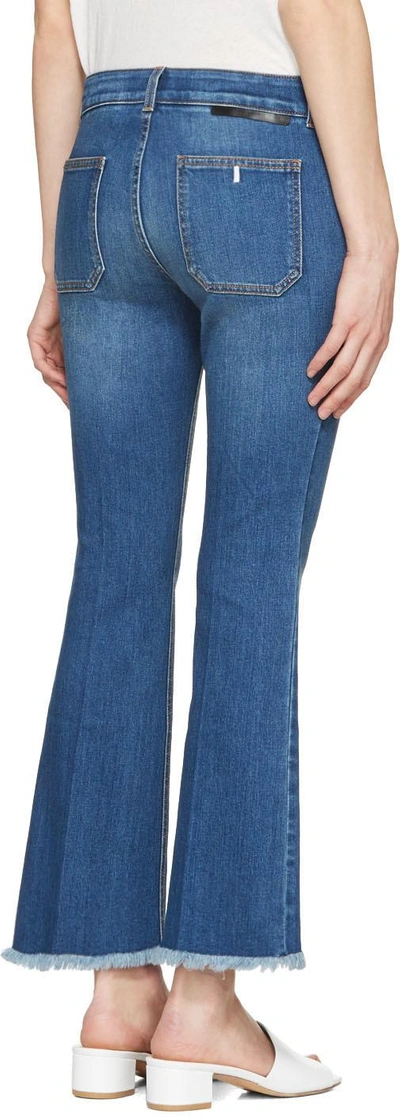 Shop Stella Mccartney Blue Skinny Kick Jeans