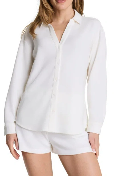 Spanx Airessentials Oversized Button Down In White